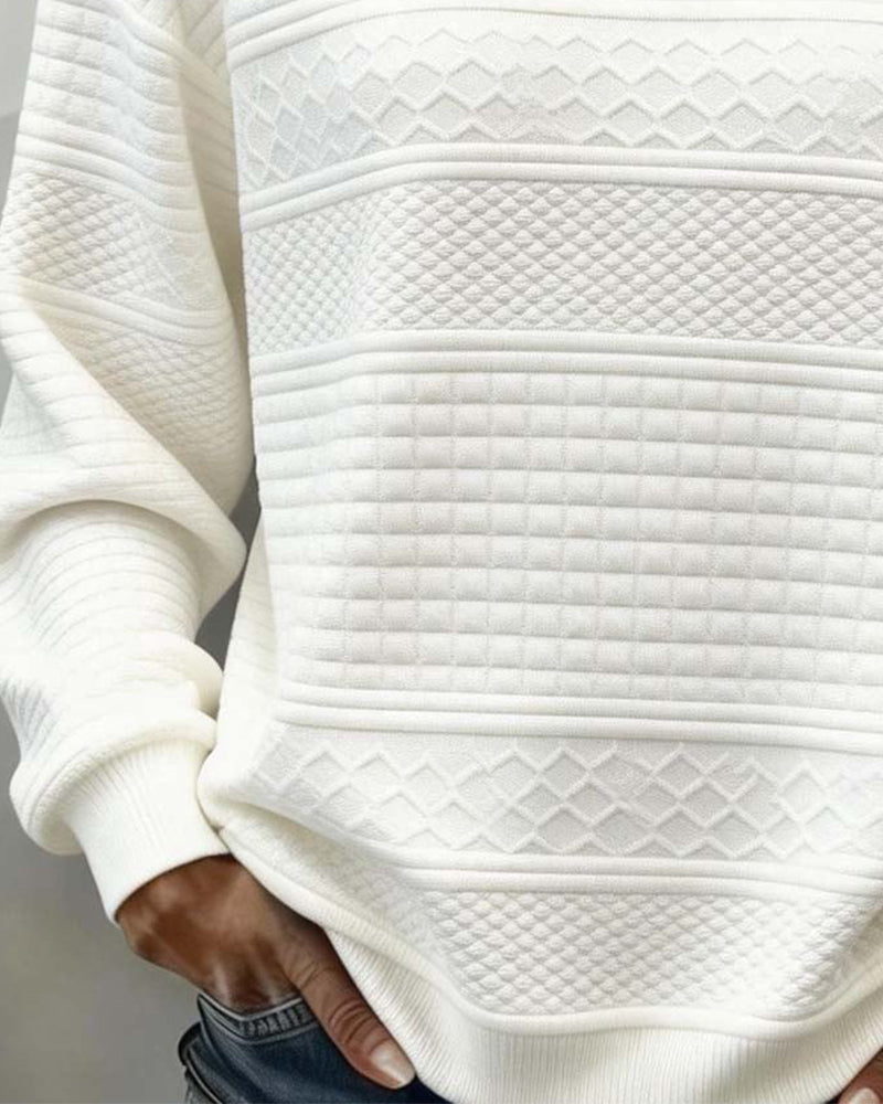 Tröja Twist Rund Halsringning