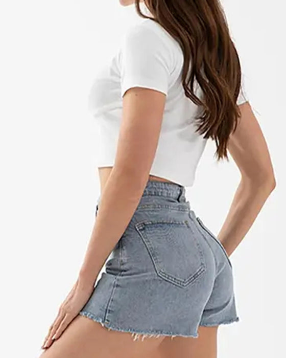Shorts Kors Midja Denim
