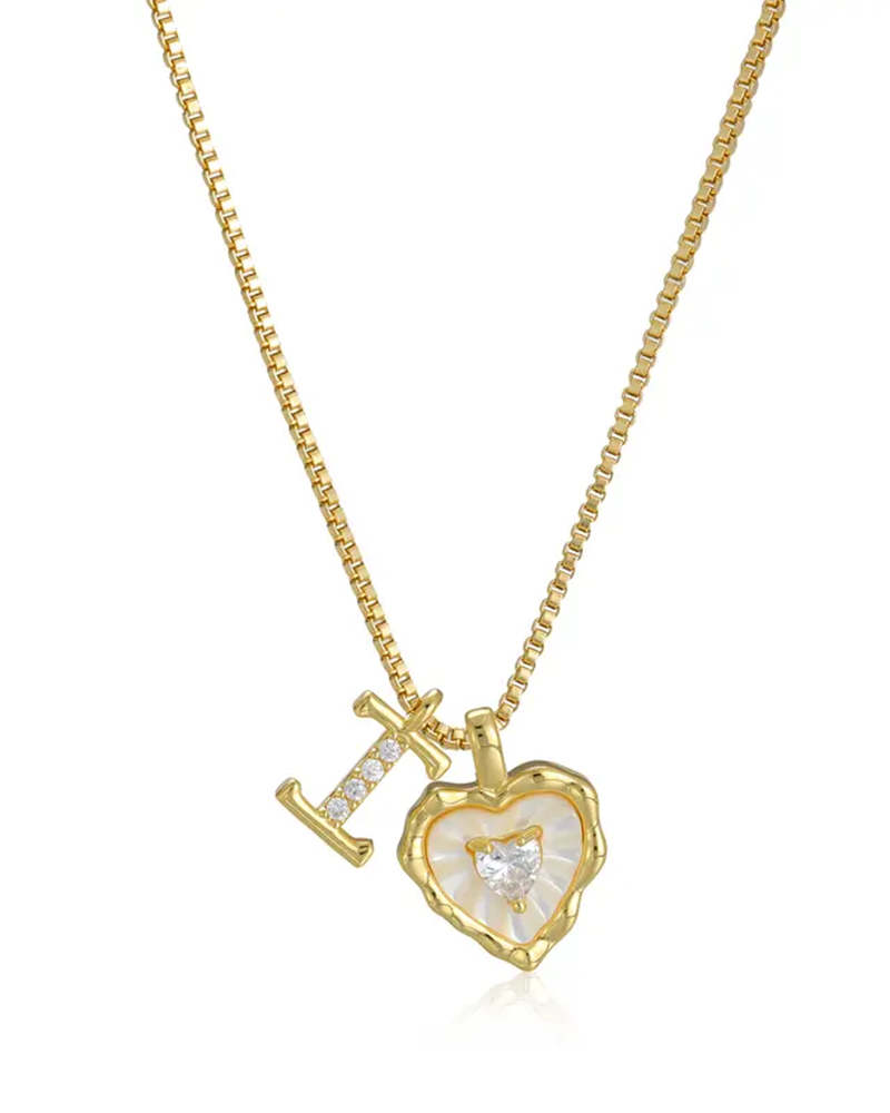 A–Z Mikropave Bokstavspendel Halsband