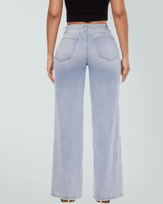 Jeans Hög Midja Vida Ben
