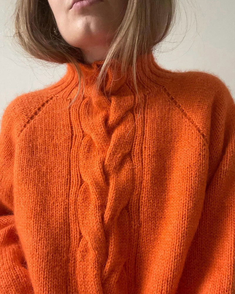 Pullover Turtleneck Raglan Ärm