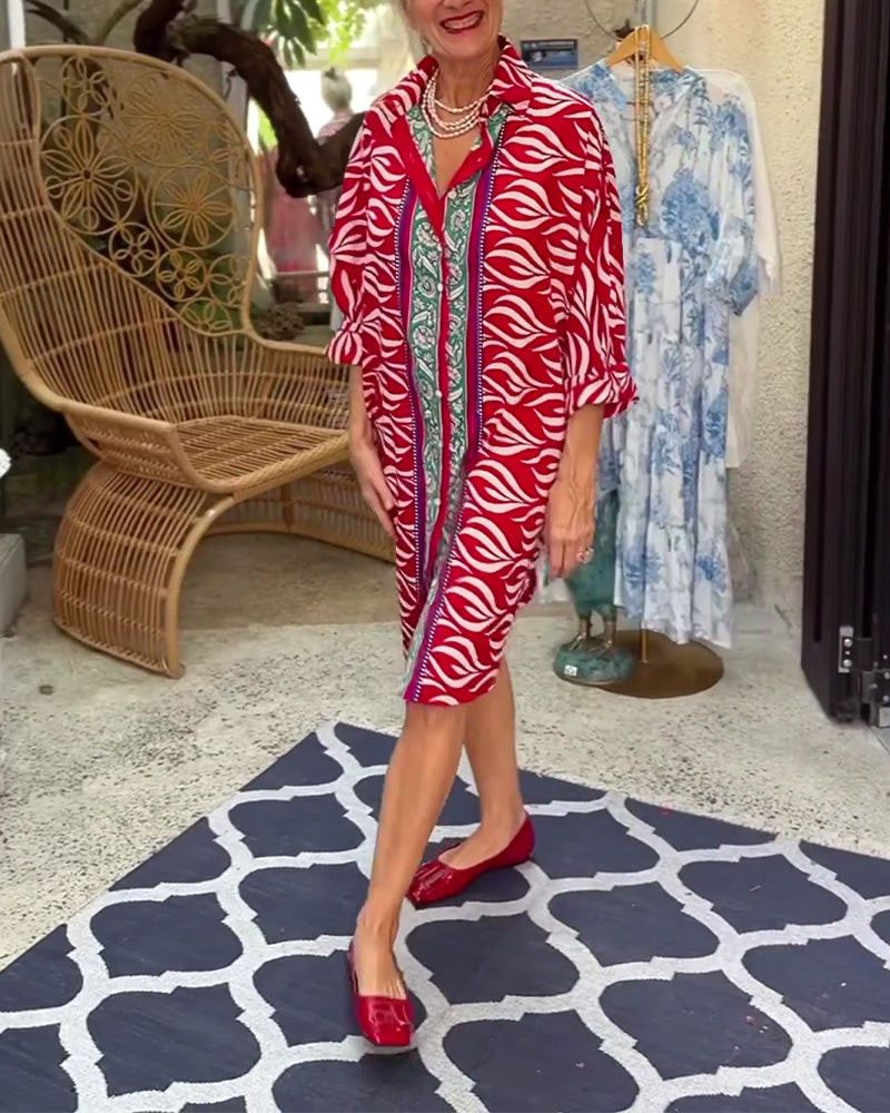 Klänning Bohemisk Skjorta