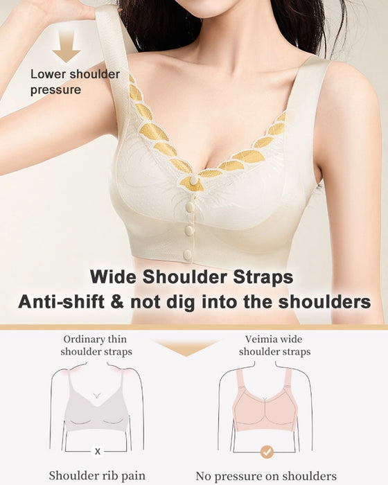 Bh Framknäppning Satäng Spets