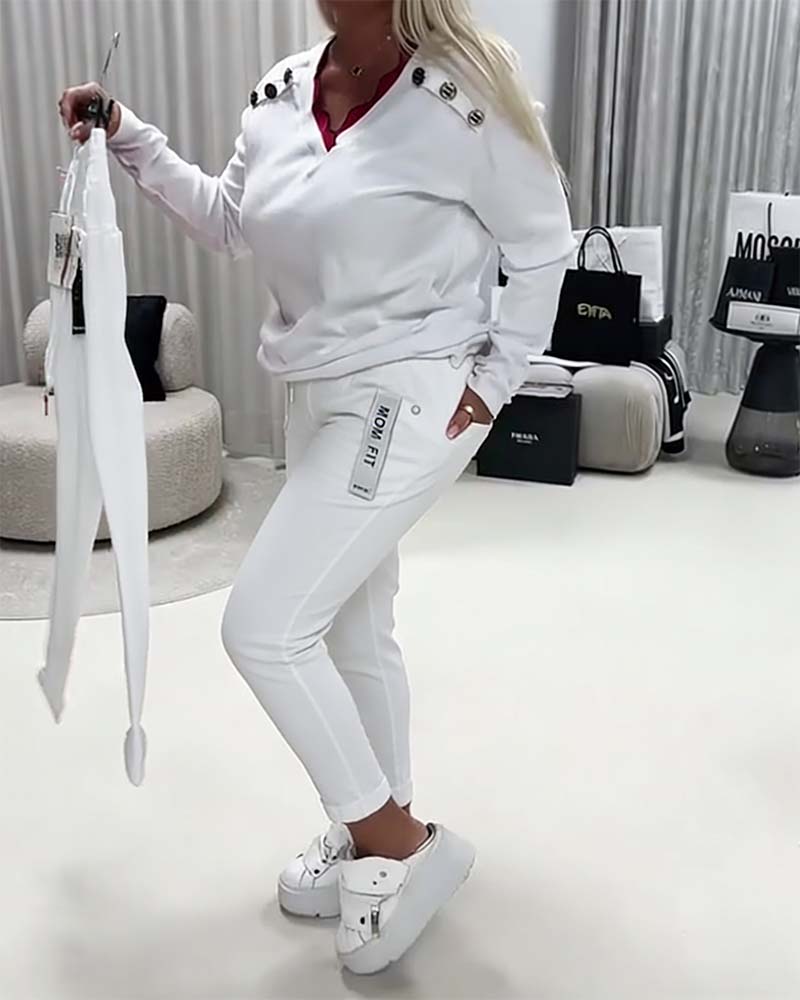 Byxor Modell Stretch Dragkedja