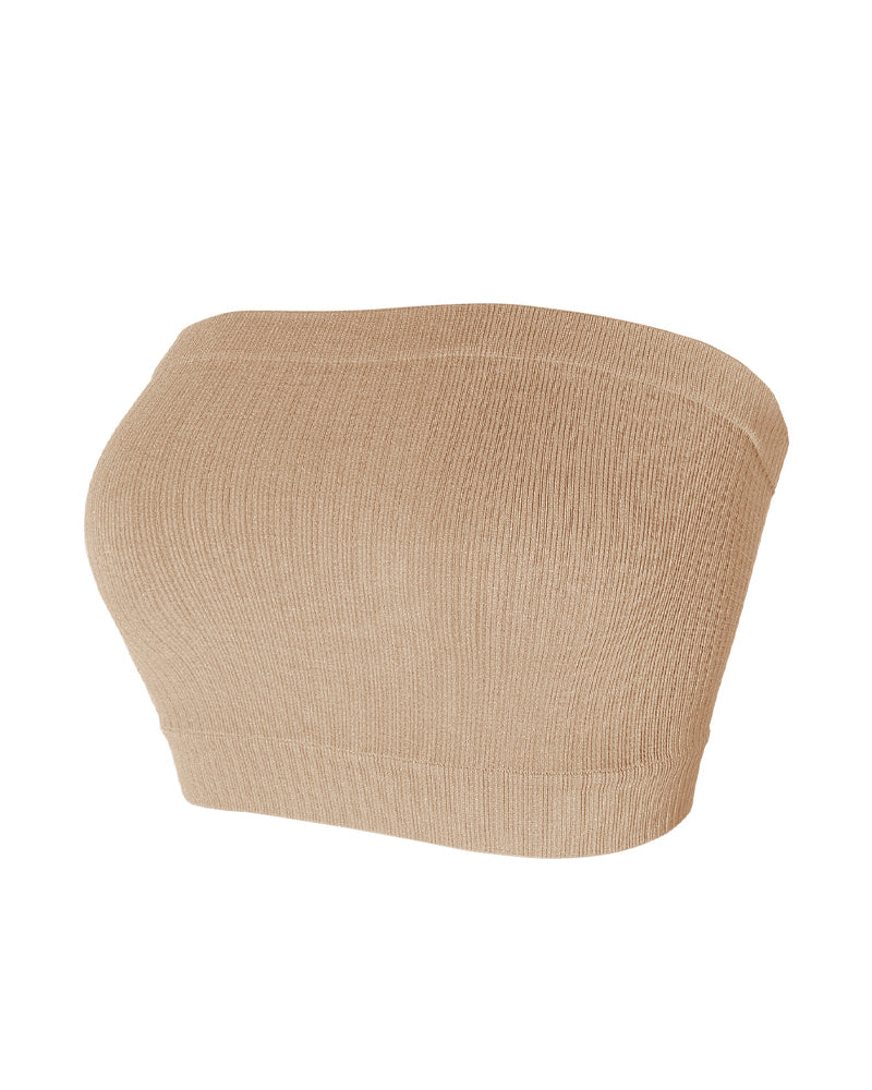 Lingeri Axelbandslös Enfärgad Bandeau