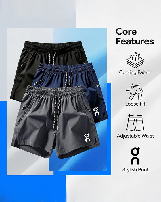 Shorts Löss Avslappnad Dragsko Elastisk Midja