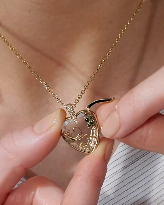 Pendant Och Halsband Personligt Anpassat Fotolåda