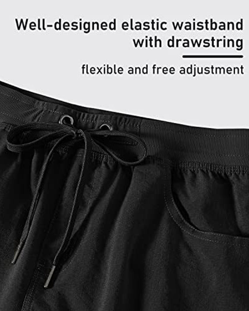 Kvinnors Shorts Snabbtorkande Cargoshorts Med Fickor