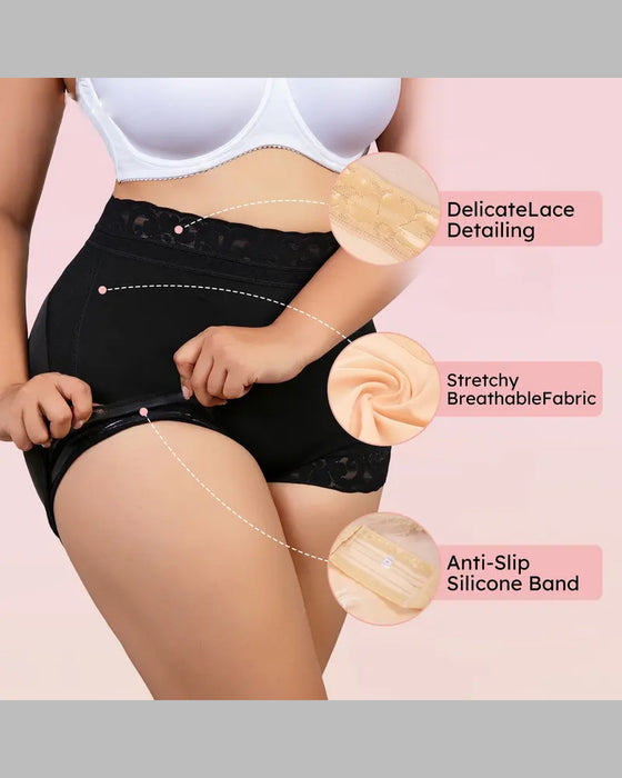 Damer Högmidjad Shapewear Trosor