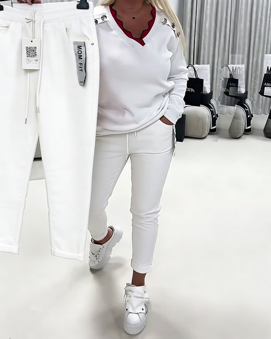 Byxor Modell Stretch Dragkedja