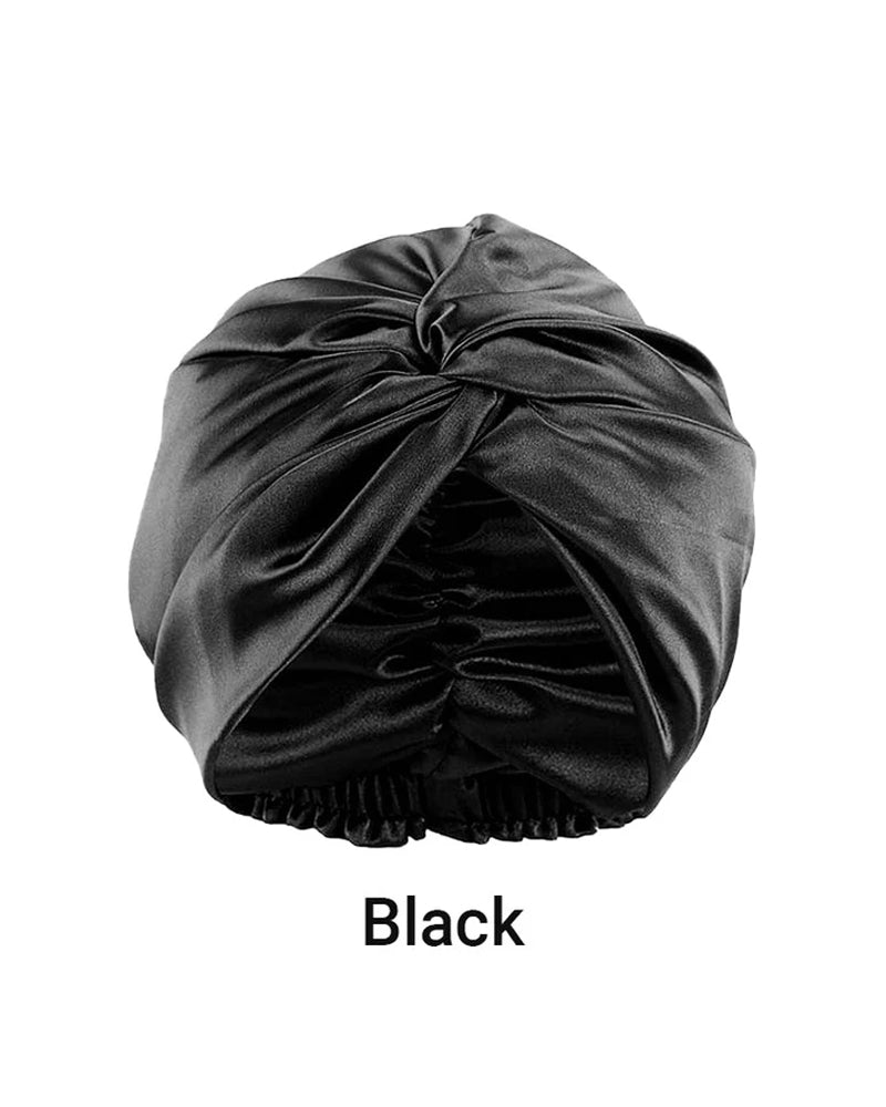 Mjuk Och Stretchig Hårmössa Med Tvistdesign