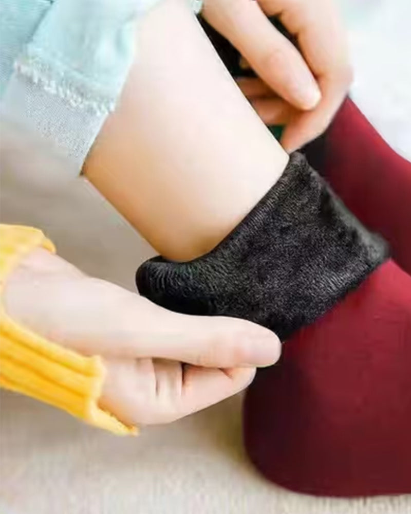 Fluffiga Vinterstrumpor