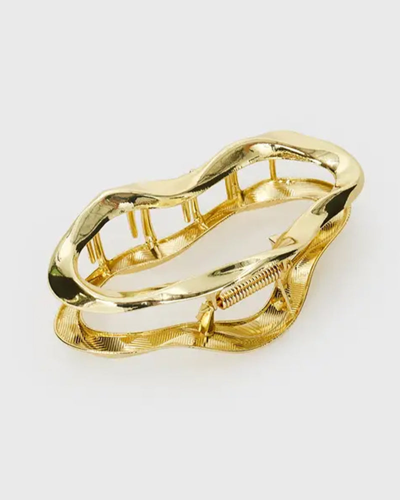 Take It Off-Hårklämma I Guld