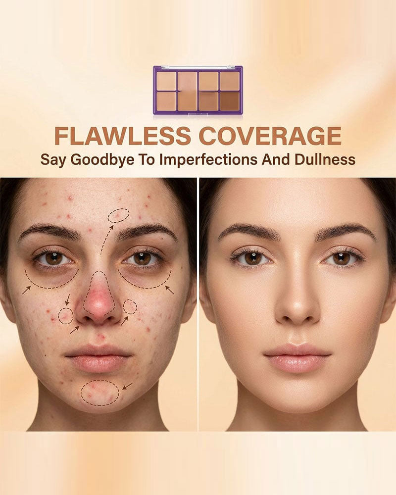 8-Färgs Concealer Palett