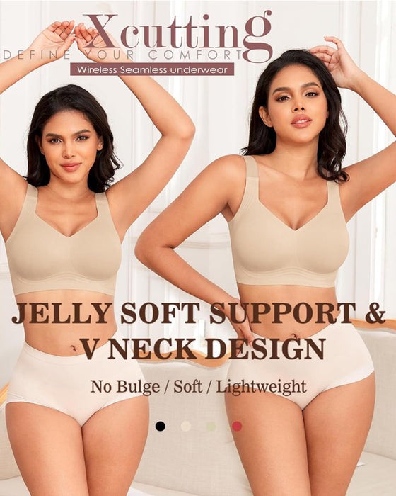 Trådfri Bekväm Bh För Kvinnor