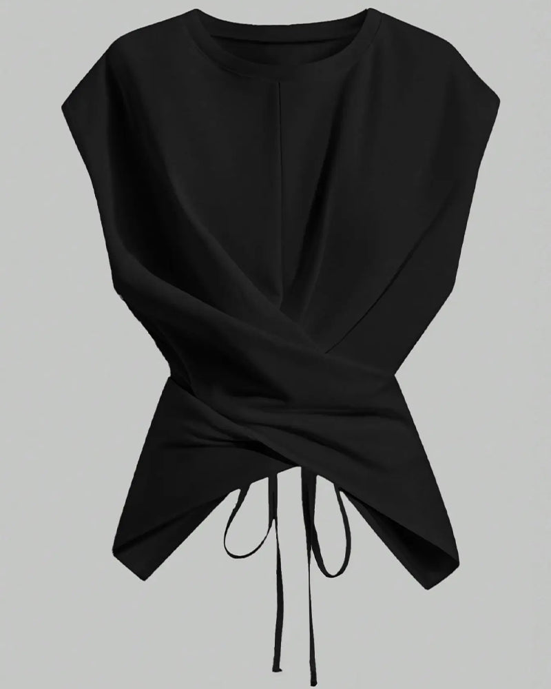 Topp A Korsrem Fåll Croppad