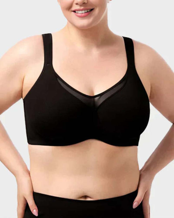 Bh Mesh Sammanfogad Bh-Tråd Push-Up
