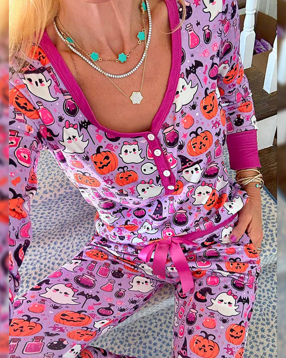 Set Halloween Tema Pyjamas