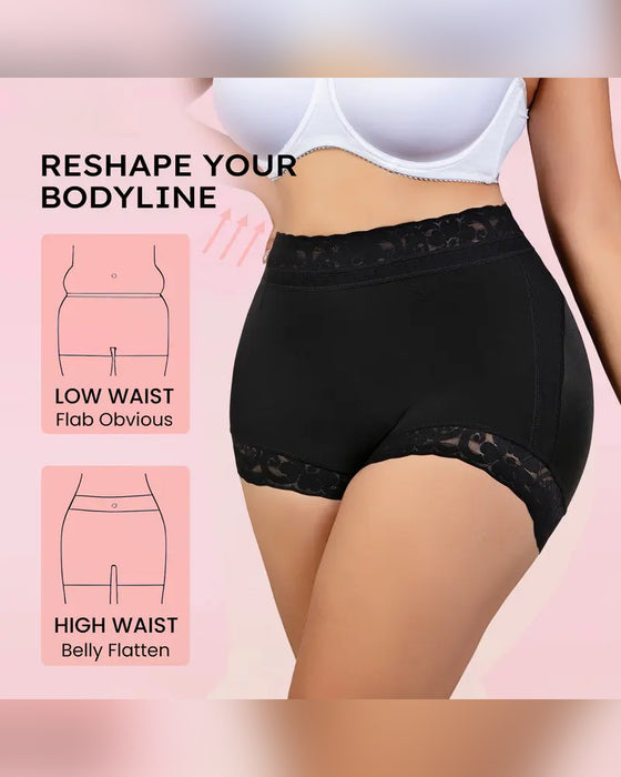 Damer Högmidjad Shapewear Trosor