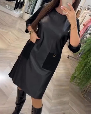 Klänning Moderiktig Rak