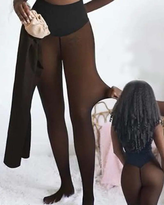 Fodrade Shapingleggings Med En Söm