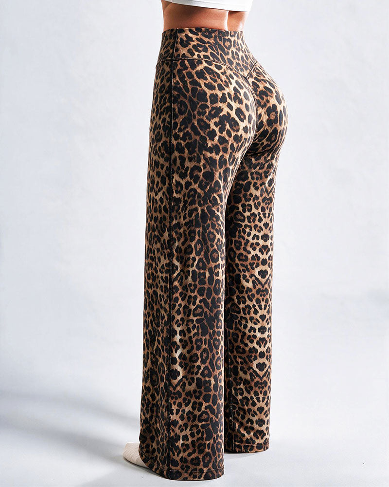 Byxor Dam Leopard Tryck Breda Ben Athletic