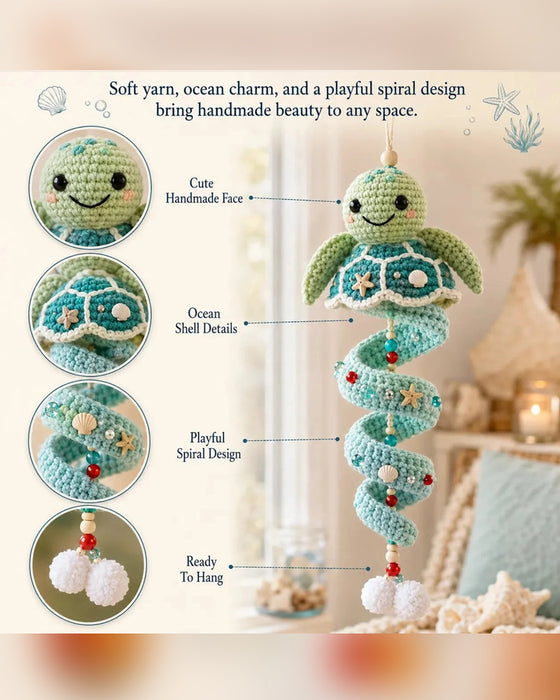 🐉 Nybörjarvänligt DIY-set för ett förtrollat drake-spiralhängande ornament | Komplett set inklusive alla verktyg och en steg-för-steg-instruktion 💕
