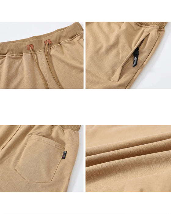 Shorts Elastisk Midja Dragsko Solid Färg Herr
