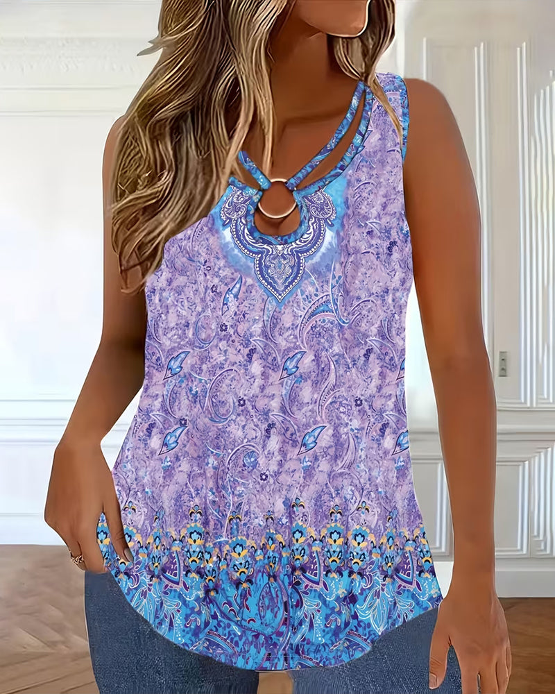 Linne Cashewnöt Blomma Mode