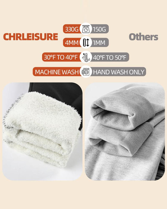 Leggings Varm Höjdmage Mysig Fodrad