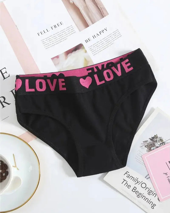 Trosor Hjärtmönster Låg Midja