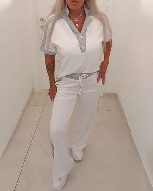 Set Färgblock Camp Krage Avslappnad