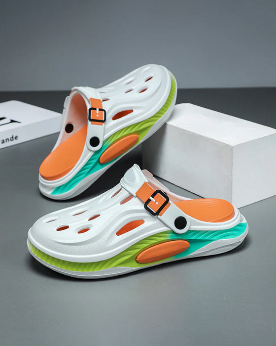 Sandaler Dam/Herr Sommar Tjock Sula Halkfria Avslappnade