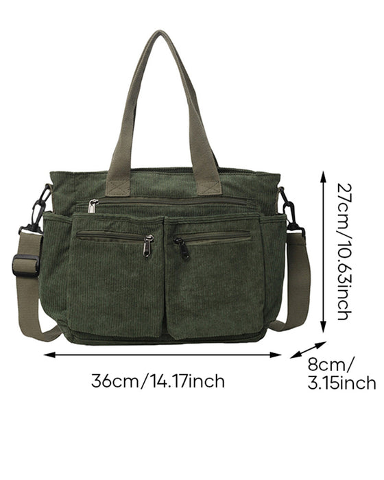 Enfärgad manchesterväska