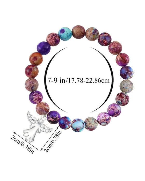 Änglavingar helande kristallarmband