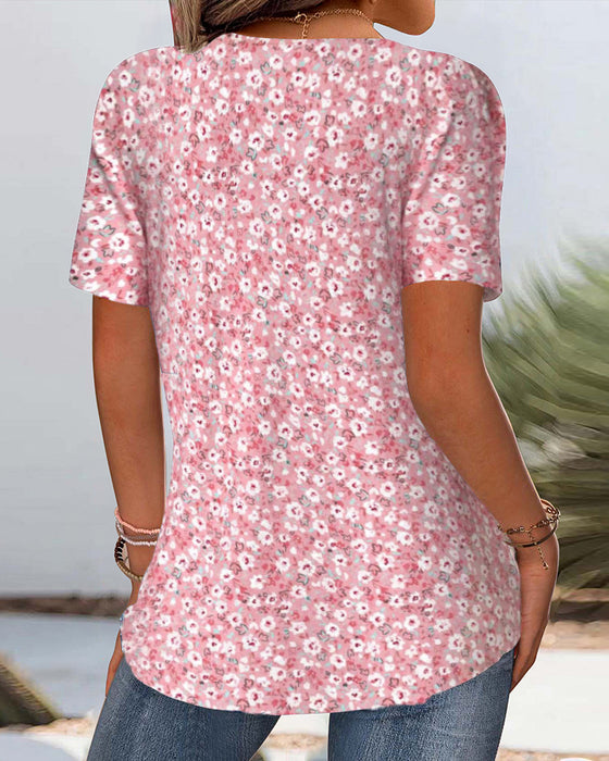 T-Shirt Tryckt Avslappnad Komfort