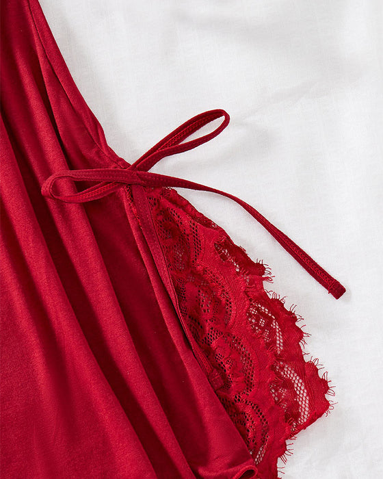 Lingerie Sexy Djup Urringning