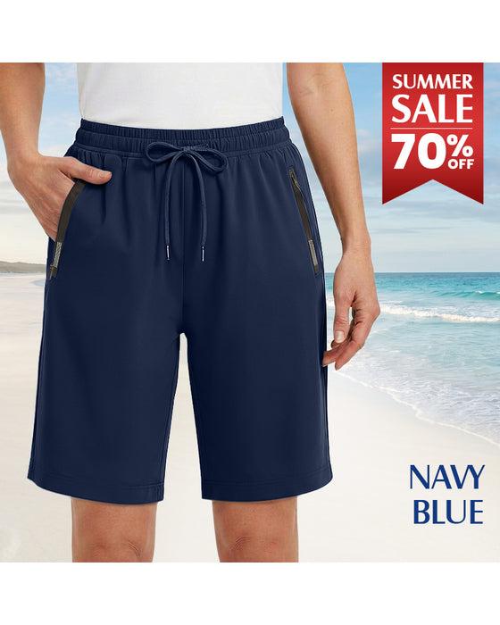Shorts Elastisk Midja Dragsko Snabbtorkande