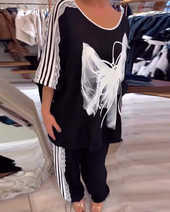 Kostym Löst Casual Tvådelad
