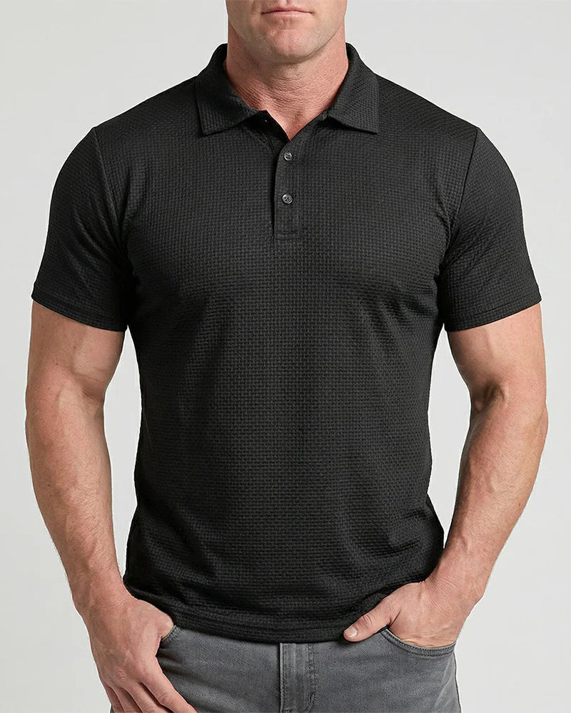 Herr T-shirt Avslappnad Enfärgad