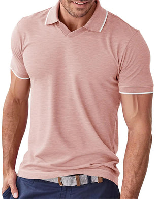 Herr T-Shirt, Med Krage, Kortsärmad