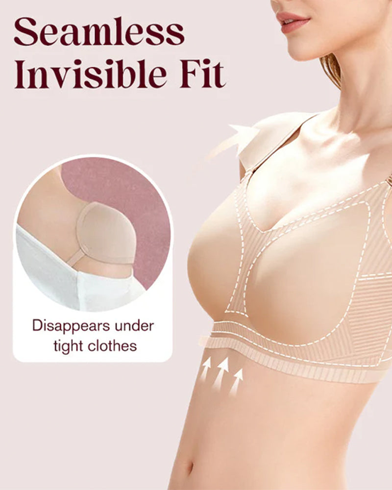 Sömlös Push-Up-Bh Med Vaddering För Kvinnor