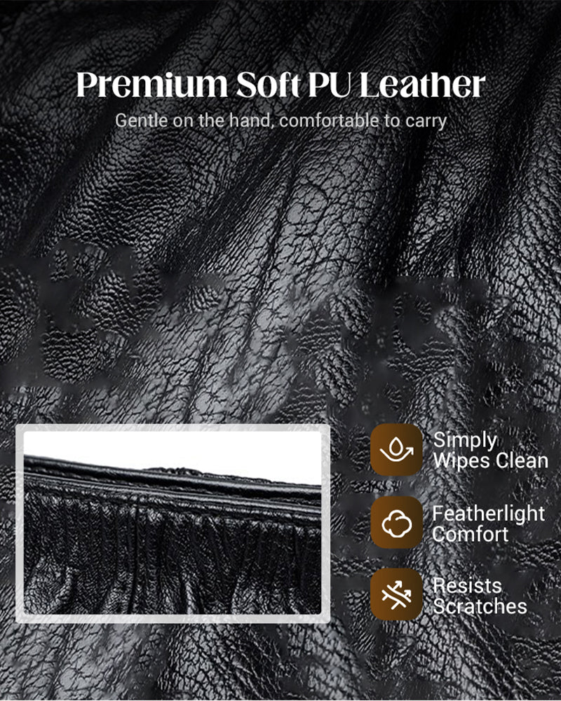 Handväska Casual Vikt Hink Mjuk Läder