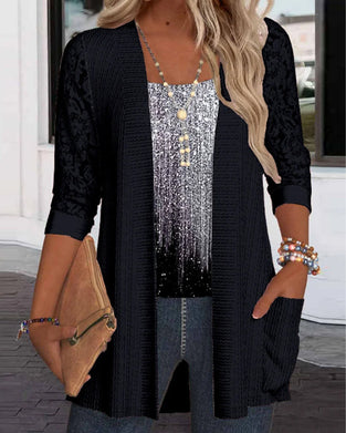 Modeöverdel I Fejktvådelad Stil