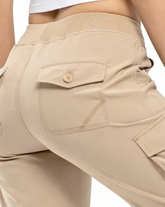 Byxa Casual Cropped Multificka Vandring