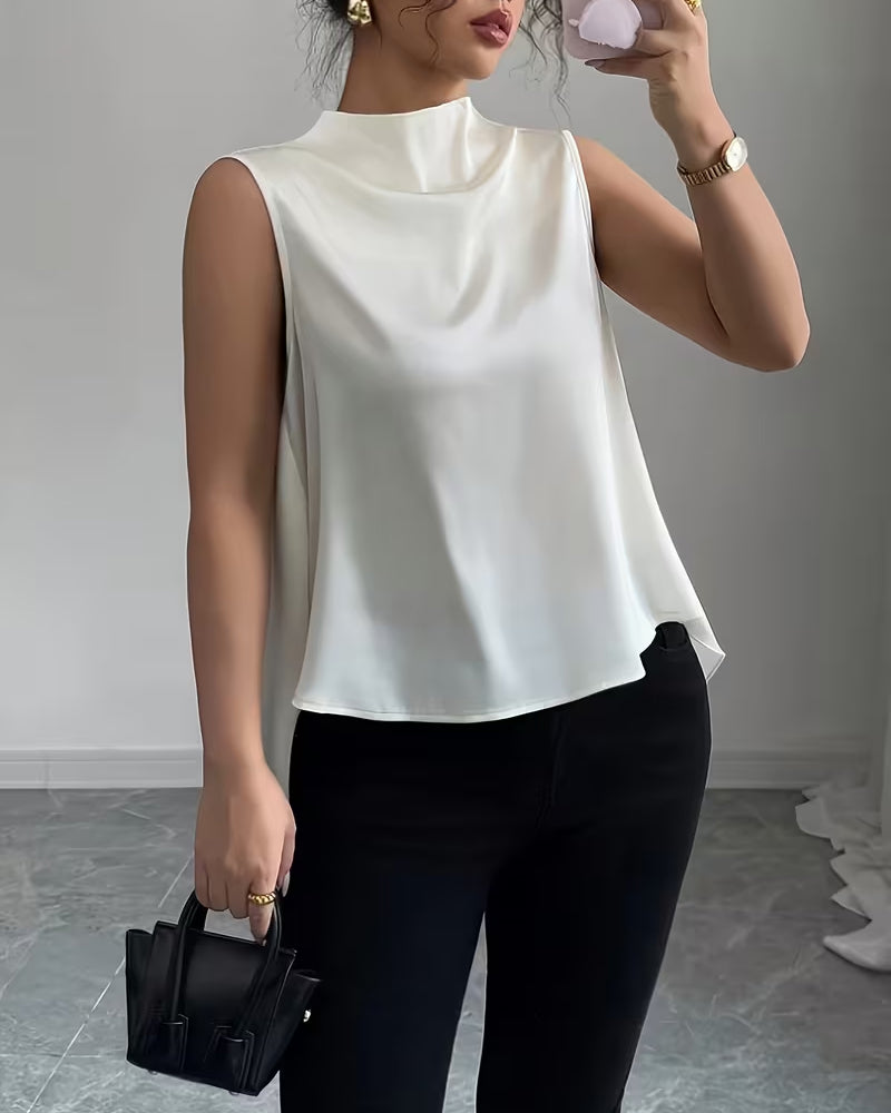 Tank Top Asymmetrisk V-Rygg Design