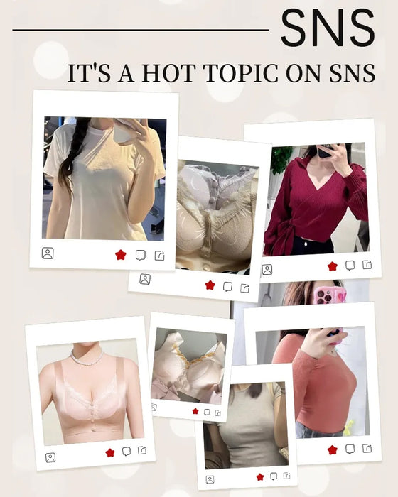 Bh Framknäppning Satäng Spets