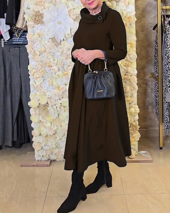 Klänning Modig Street Enfärgad A-linje