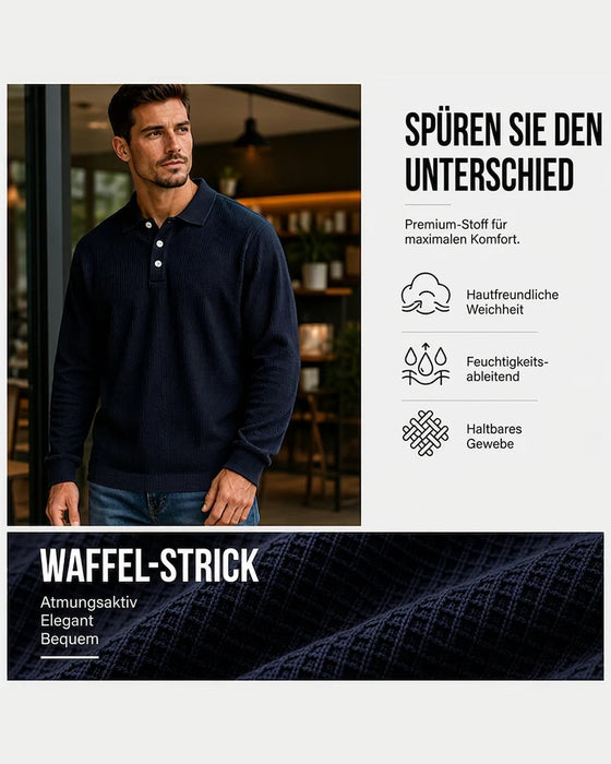 Topp Herr Enfärgad Revers