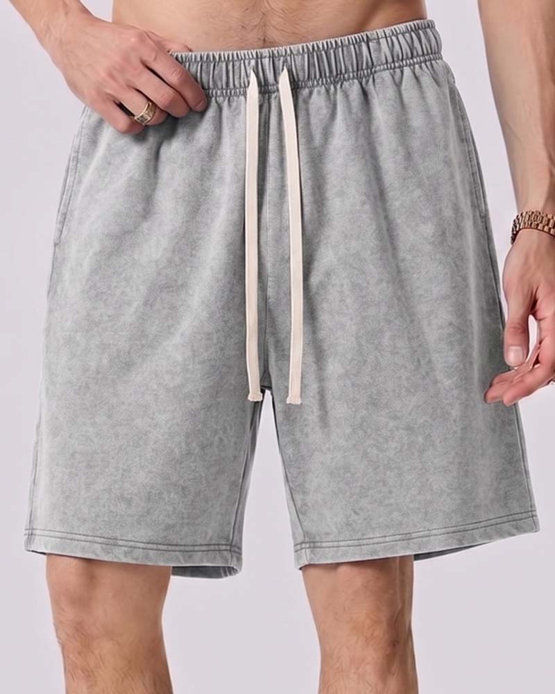 Shorts Tvättad Vintage Terry Ögla